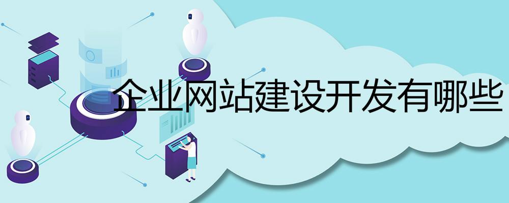 企業網站建設開發有哪些